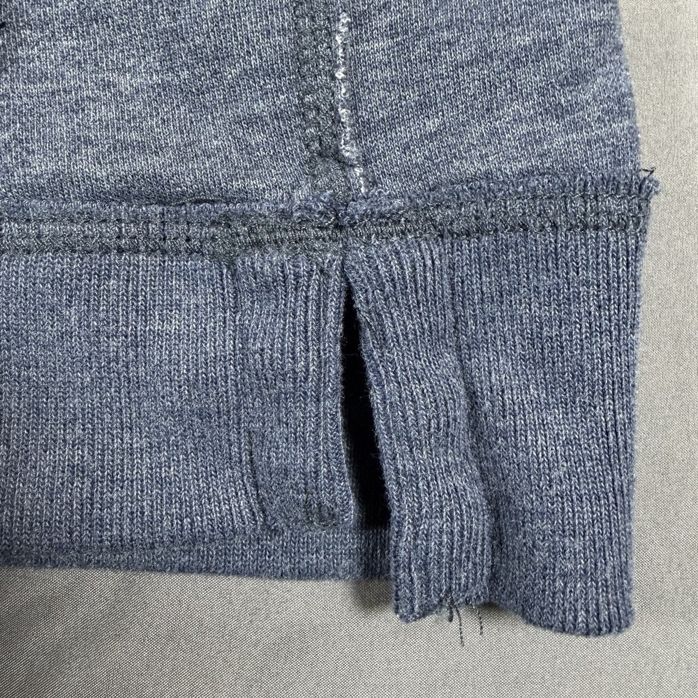 Abercrombie & Fitch Mens Large Blue Moose Logo Pullover Hoodie Sweatshirt - Picture 5 of 7